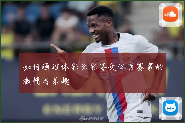 如何通过体彩竞彩享受体育赛事的激情与乐趣