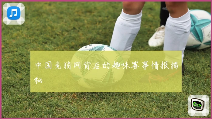 中国竞猜网背后的趣味赛事情报揭秘