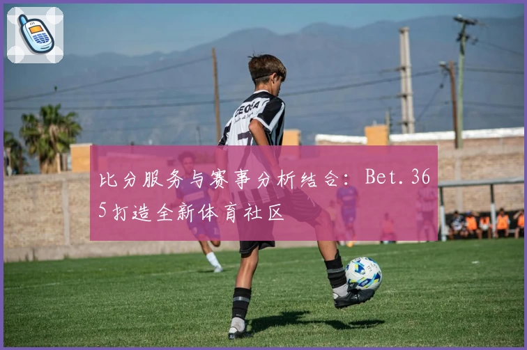 比分服务与赛事分析结合：Bet.365打造全新体育社区